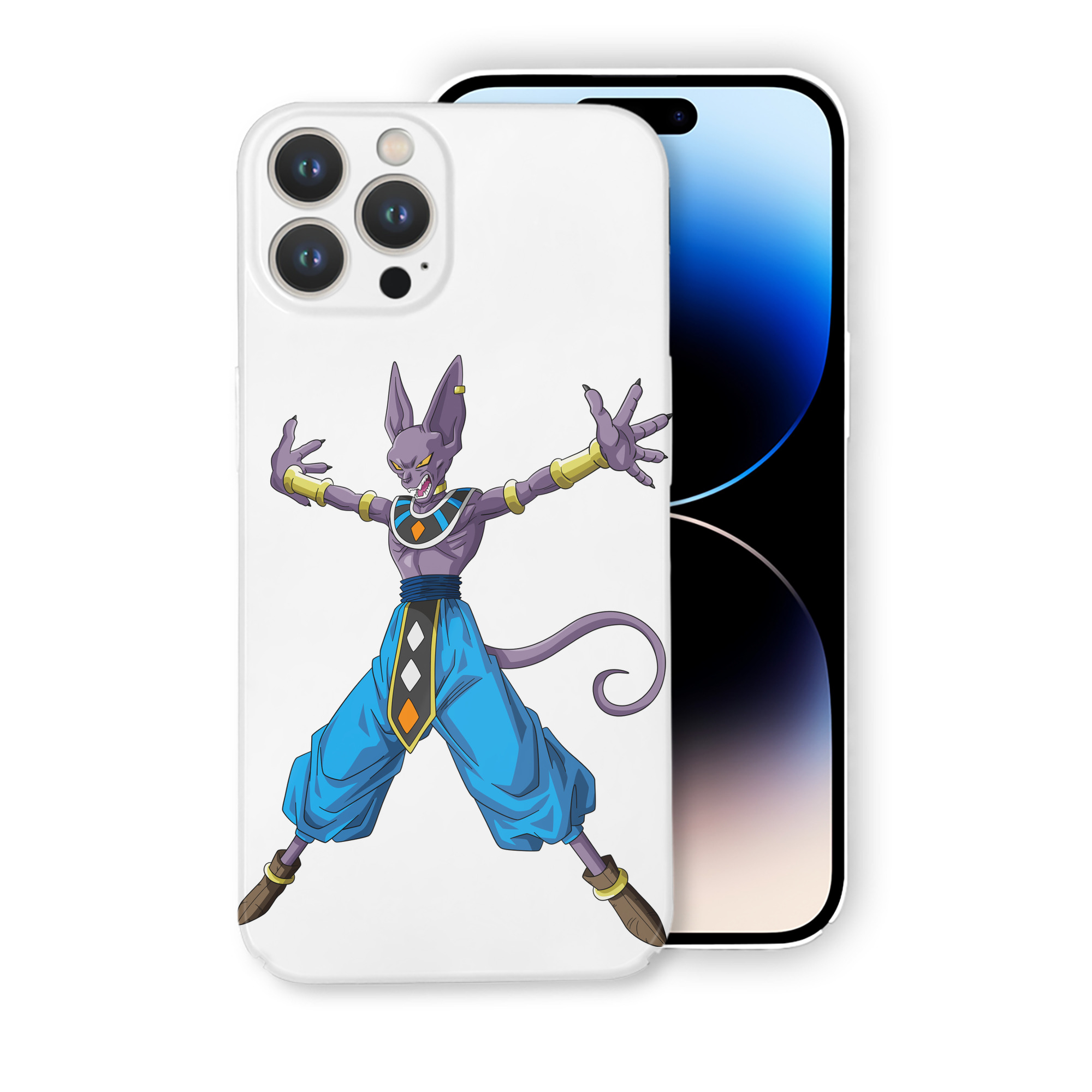 （画像用） ドラゴンボール ビルス 破壊神ビルス DRAGON BALL Beerus Birusu 【iPhone 14シリーズ対応】ハードケース